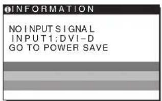 SONY SDME96D - Pokud se na obrazovce zobrazí zpráva NO INPUT SIGNAL - 1