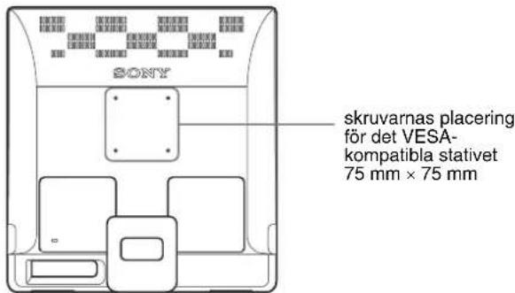 SONY SDME96D - ■ Använd det VESA-kompatibla stativet - 1