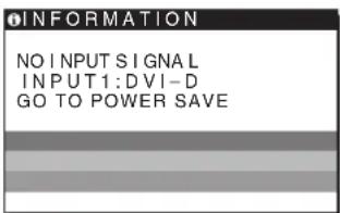 SONY SDME96D - Jeśli na ekranie wyświetlany jest komunikat NO INPUT SIGNAL - 1