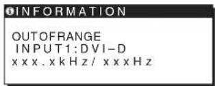 SONY SDME96D - OUT OF RANGE と表示されている場合 - 1