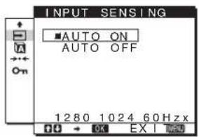 SONY SDME96D - INPUT SENSING (14. oldal) (csak SDM-E76D/SDM-E96D esetén) - 1