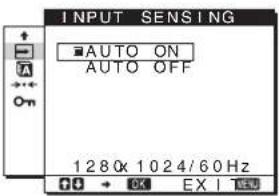SONY SDME96D - INPUT SENSING → (sayfa 14) (sadece SDM-E76D/SDM-E96D) - 1