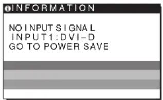 SONY SDME96D - Če se na zaslonu prikaže NO INPUT SIGNAL - 1