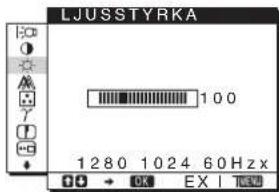 SONY SDME96D - ③ LJUSSTYRKA (sidan 11) - 1
