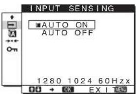 SONY SDME96D - INPUT SENSING → (strana 14) (Pouze SDM-E76D/SDM-E96D) - 1