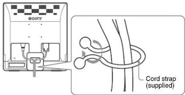 SONY SDME96D - Step 4: Secure the cords - 1