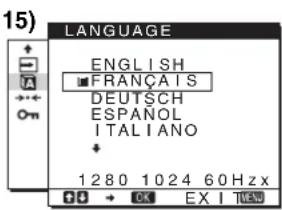 SONY SDME96D - LANGUAGE (page - 1