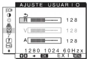 SONY SDME96A - Ajuste preco de la temperatura de color (AJUSTE USUARIO) - 1