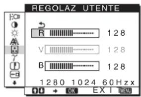 SONY SDME96A - Sintonia fine della temperatura di colore (REGOLAZ UTENTE) - 1