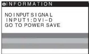 SONY SDME96A - If NO INPUT SIGNAL appears on the screen - 1
