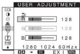 SONY SDME96A - Dokladna regulacja temperatury barwowej (USER ADJUSTMENT) - 1