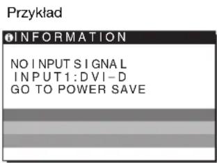 SONY SDME96A - Jesli na ekranie wyświetlany jest komunikat NO INPUT SIGNAL - 1