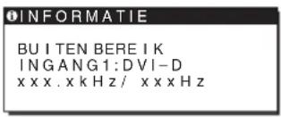SONY SDME96A - Als BUITEN BEREIK op het scherm verschijnt - 1