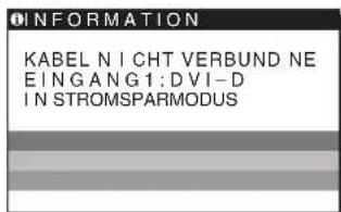 SONY SDME96A - Wenn KABEL NICTT VERBUNDEN auf dem Bildschirm erscheint - 1