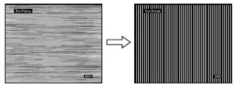 SONY SDME96A - Ajuste la nitidez y la posicón de la imagen manualmente (ANCHO/FASE/CENTRADO H/ CENTrado V) - 3