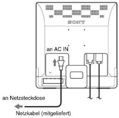 SONY SDME96A - Schritt 3:Anschlieben des Netzkabels - 1