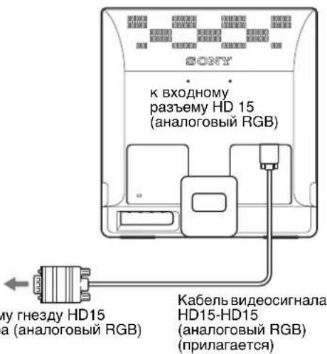 SONY SDME96A - ■ПодключnteКOMпьЮТер,оборудоваHHын BыхODнБIM rHe3dOM HD15 (aHaIorOBын RGB) - 1