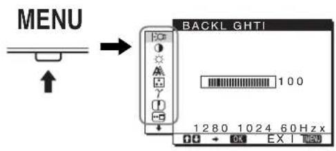 SONY SDME76D - Ovladani nabidky - 1
