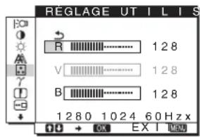 SONY SDME76D - Réglage précis de la température des couleurs (RéGLAGE UTILISA) - 1