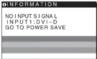 SONY SDME76D - If NO INPUT SIGNAL appears on the screen - 1