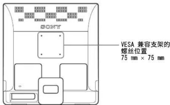 SONY SDME76D - 使用 VESA 兼容支架 - 1