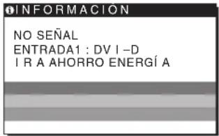 SONY SDME76D - Si NO SENAL aparece en la pantalla - 1