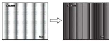 SONY DSMHS95D - Nyomja addig a / gombat, amig el nem tünnek a fuggöleges csikok. - 1