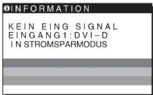 SONY DSMHS95D - Wenn KEIN EING SIGNAL auf dem Bildschirm entscheidt - 1