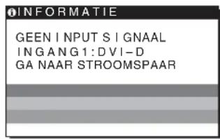 SONY DSMHS95D - Als GEEN INPUT SIGNALAAL op het scherm verschijnt - 1