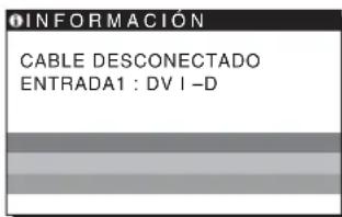 SONY DSMHS95D - Si CABLE DESCONECTADO aparece en pantalla - 1