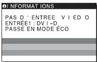 SONY DSMHS95D - Si I'indication PAS D'ENTREE VIDEO apparait sur I'ecran - 1