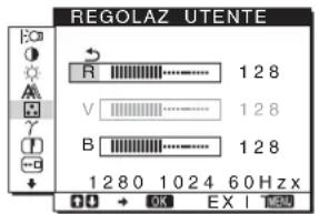 SONY DSMHS95D - Sintonia fine della temperatura del colore (REGOLAZ UTENTE) - 1