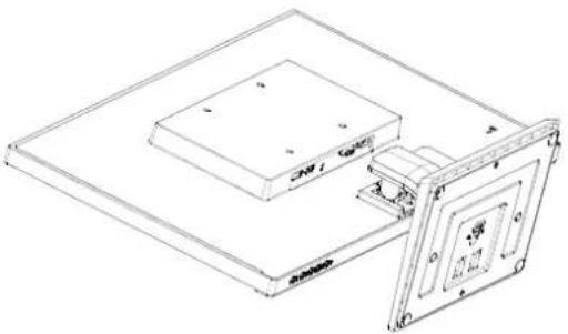 BENQ GW2406Z - Retirez le support du moniteur. - 1