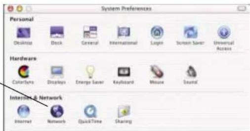 BELKIN F5D72304 - Netwerkinstellingen onder Mac OS X handmatig configureren - 2