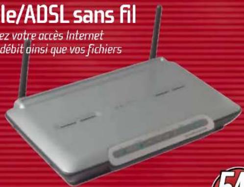 BELKIN F5D72304 - Routeur câble/ADSL sans fil - 1