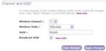 BELKIN F5D72304 - Changement du nom du réseau sans fil (SSID) - 1