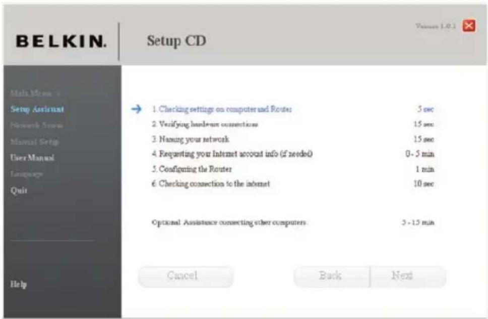 BELKIN Wireless G Plus MIMO Route - Bevestigingsscherm - 2
