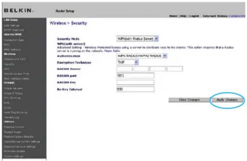 BELKIN Wireless G Plus MIMO Route - Configuration requise pour le WPA2 - 1