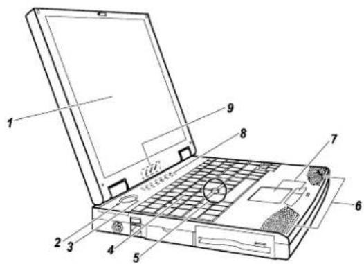 MAXDATA Vision 440T - Bovenaanzicht (open) - 1