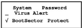 MAXDATA Vision 440T - Security Menu - 1