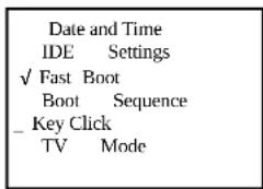MAXDATA Vision 440T - Main Menu - 1