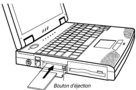 MAXDATA Vision 440T - Installer une Carte PC - 1