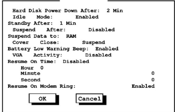 MAXDATA Vision 440T - Customizing Power Management Features - 1