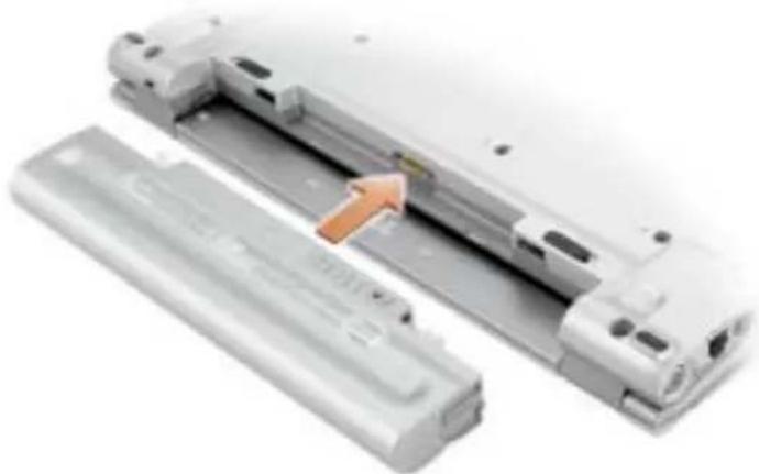 DELL Latitude X1 - Installation d'une batterie - 1