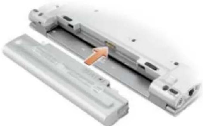 DELL Latitude X1 - Installing a Battery - 1