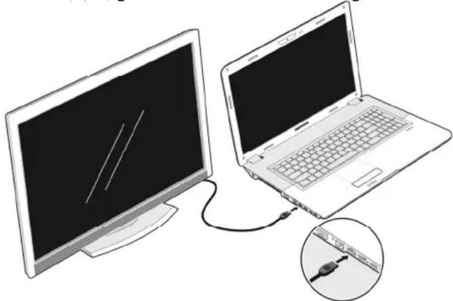 MEDION MD98680 - External monitor aansluiten - 2