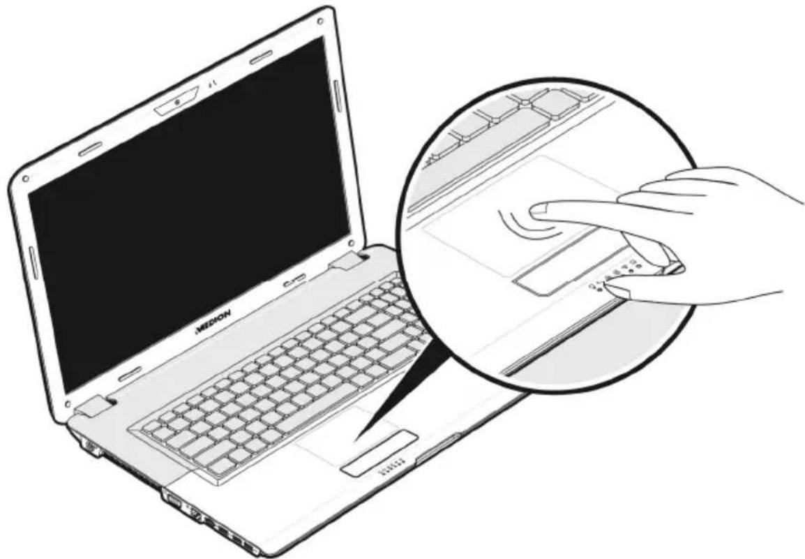 MEDION MD98680 - Muisveld (Touchpad) - 1