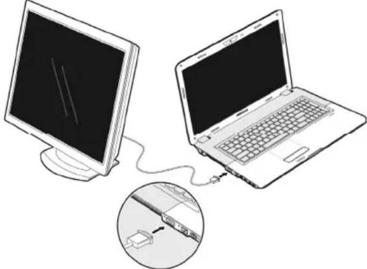 MEDION MD98680 - External monitor aansluiten - 1