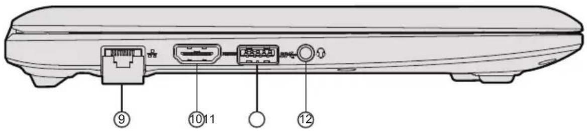 MEDION Akoya E1232T MD 99466 - Côté gauche - 1