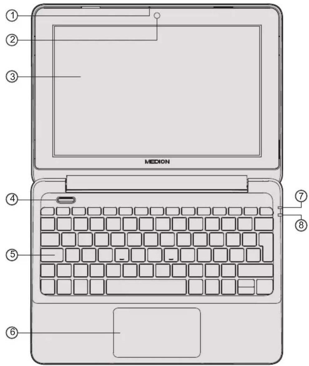 MEDION Akoya E1232T MD 99466 - Geöff netes Notebook - 1